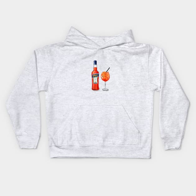 Spritz Cheers! Kids Hoodie by kschowe